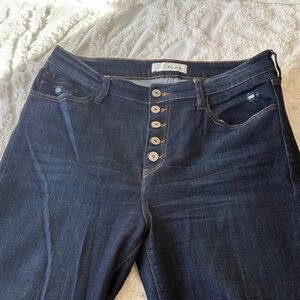 KanCan High Rise Dark Blue Jeans